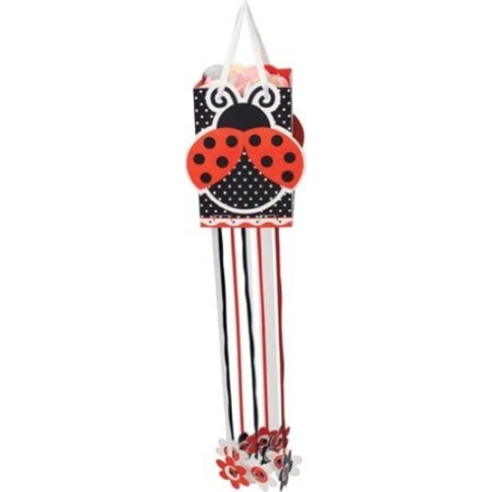 LADYBUG PINATA PULL STRINGS 91CM - Pergamos