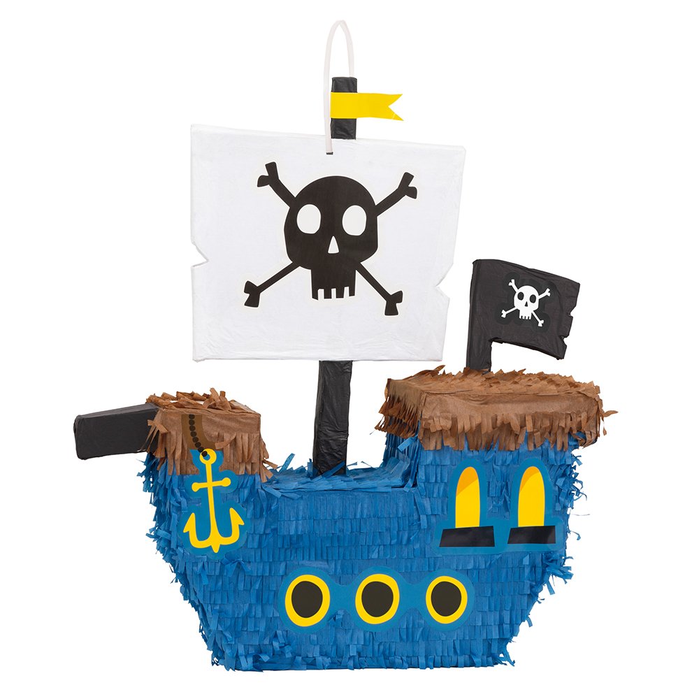PINATA 3D PIRATE SHIP 25X10X50CM - Pergamos
