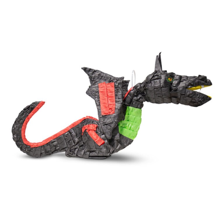 PINATA DRAGON PAPER BLACK 80X49.5X44.4CM - Pergamos