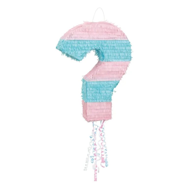 QUESTION MARK GENDER REVEAL PINATA 38.1X51.4CM - Pergamos