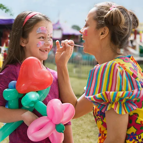 Face Painting + Balloon Modeling