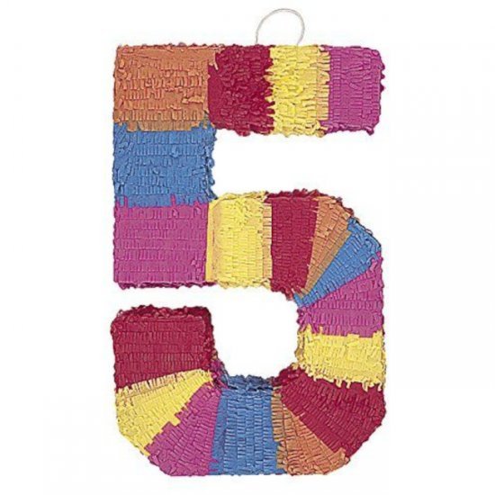 Pinata Numeral 5