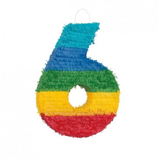 Pinata Numeral 6