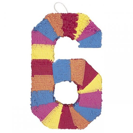 Pinata Numeral 6