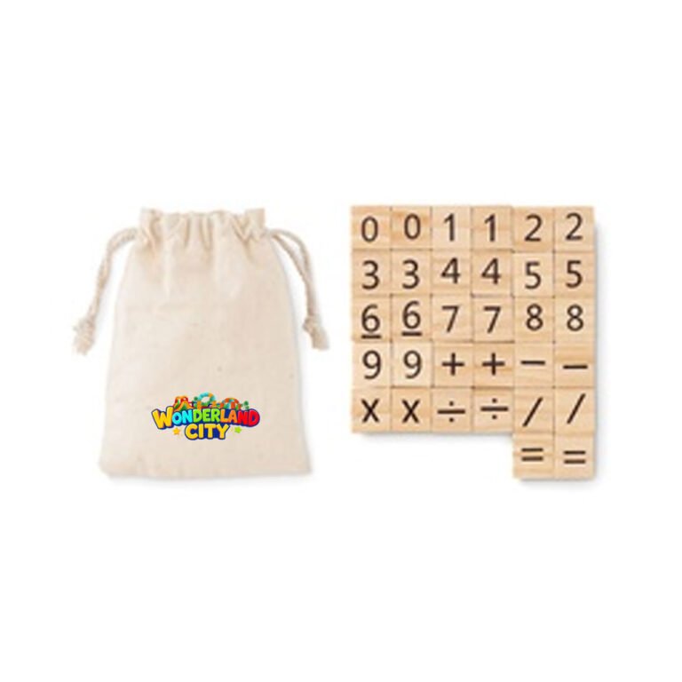 Wooden educational counting game Dimensions 9.5 x 9
