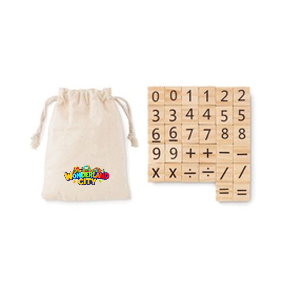 Wooden educational counting game Dimensions 9.5 x 9
